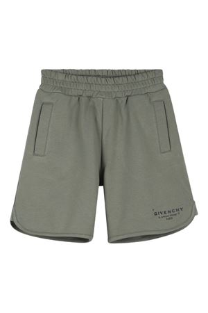 green cotton shorts GIVENCHY KIDS | H31104645